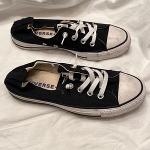 CONVERSE WOMENS CHUCK TAYLOR ALL STAR SHORELINE SNEAKER - BLACK